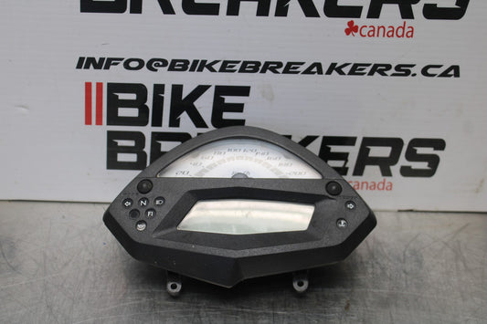 09-10 KAWASAKI ER-6N SPEEDO GAUGES DISPLAY CLUSTER SPEEDOMETER TACHOMETER BB205