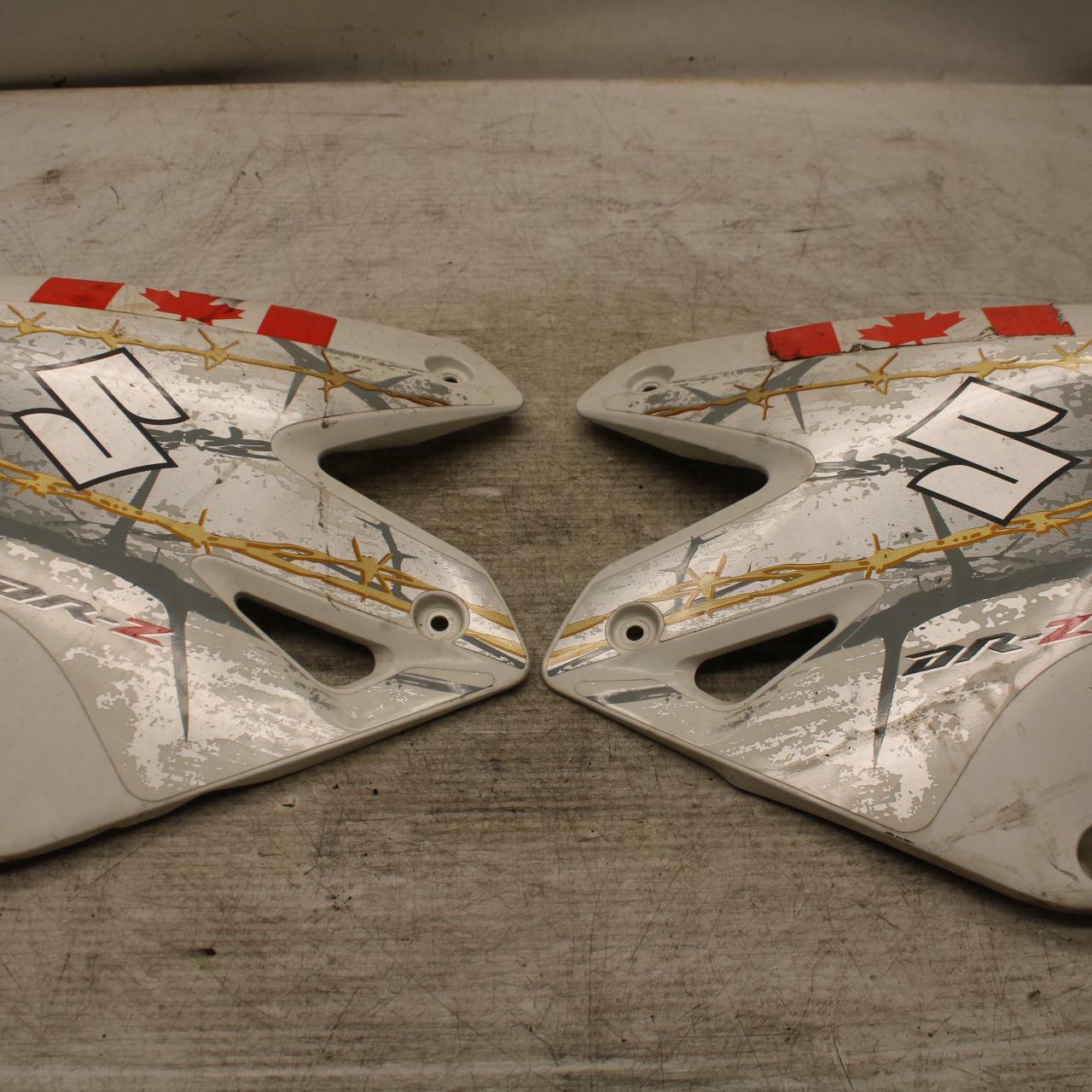 05-21 SUZUKI DRZ400SM RADIATOR SHROUDS COVERS SET BB376