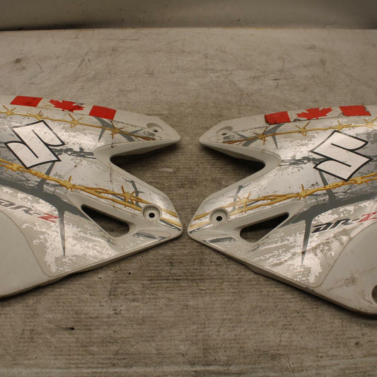 05-21 SUZUKI DRZ400SM RADIATOR SHROUDS COVERS SET BB376