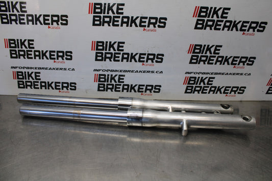02 KAWASAKI VULCAN 800 VN800B CLASSIC FRONT FORKS SHOCK SUSPENSION SET  BB862