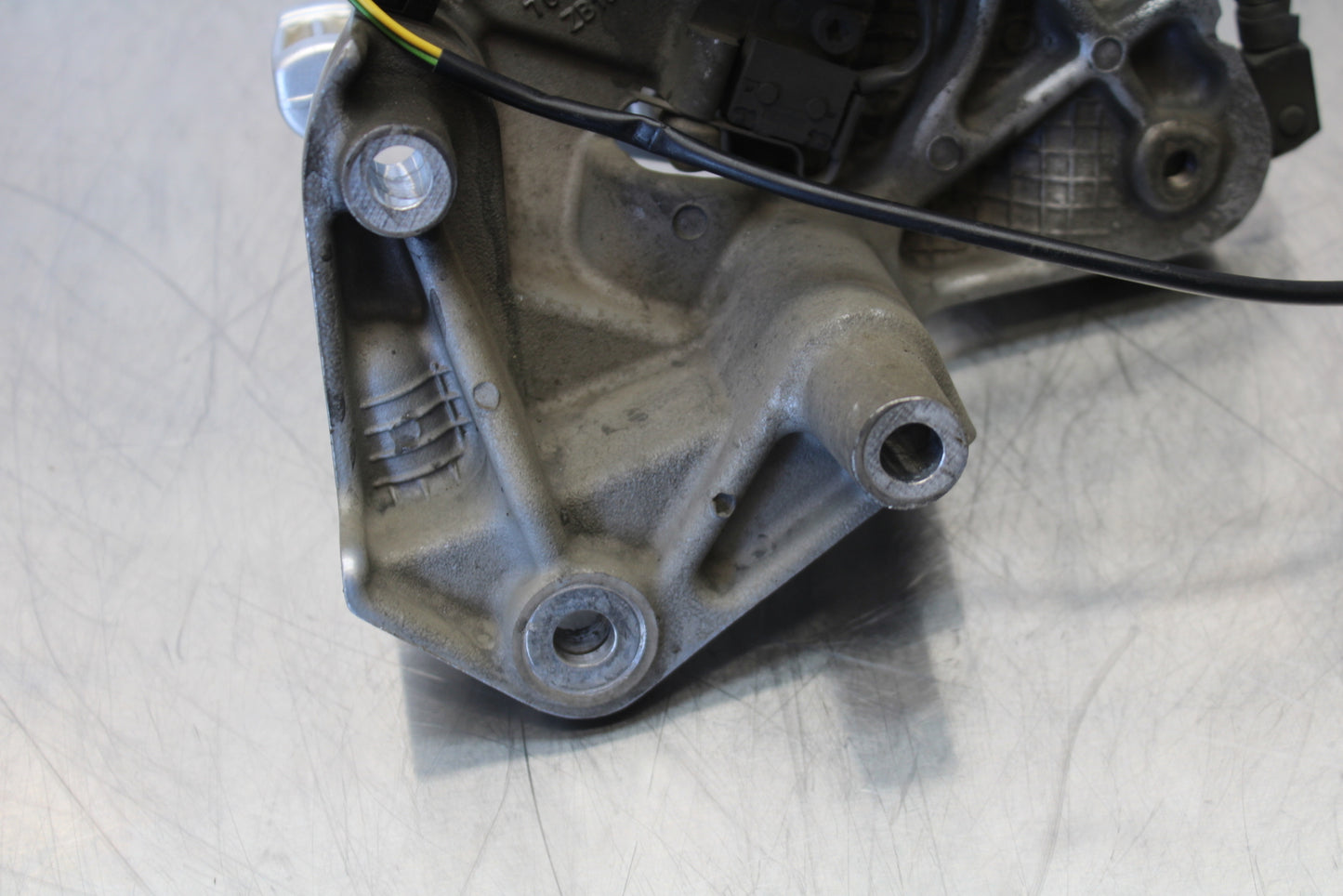 06-12 BMW F800ST RIGHT REARSET REAR SET DRIVER FOOT PEG REST STOP BB144