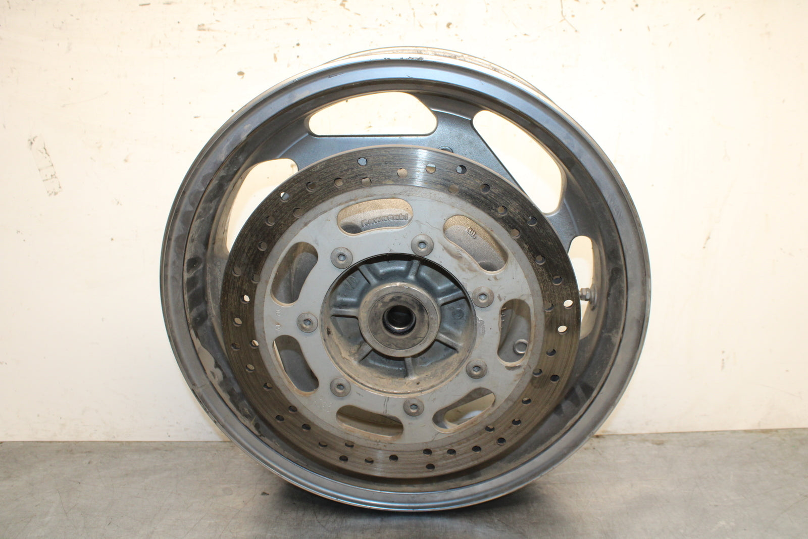 03-08 KAWASAKI VULCAN 1600 REAR WHEEL BACK RIM BB754