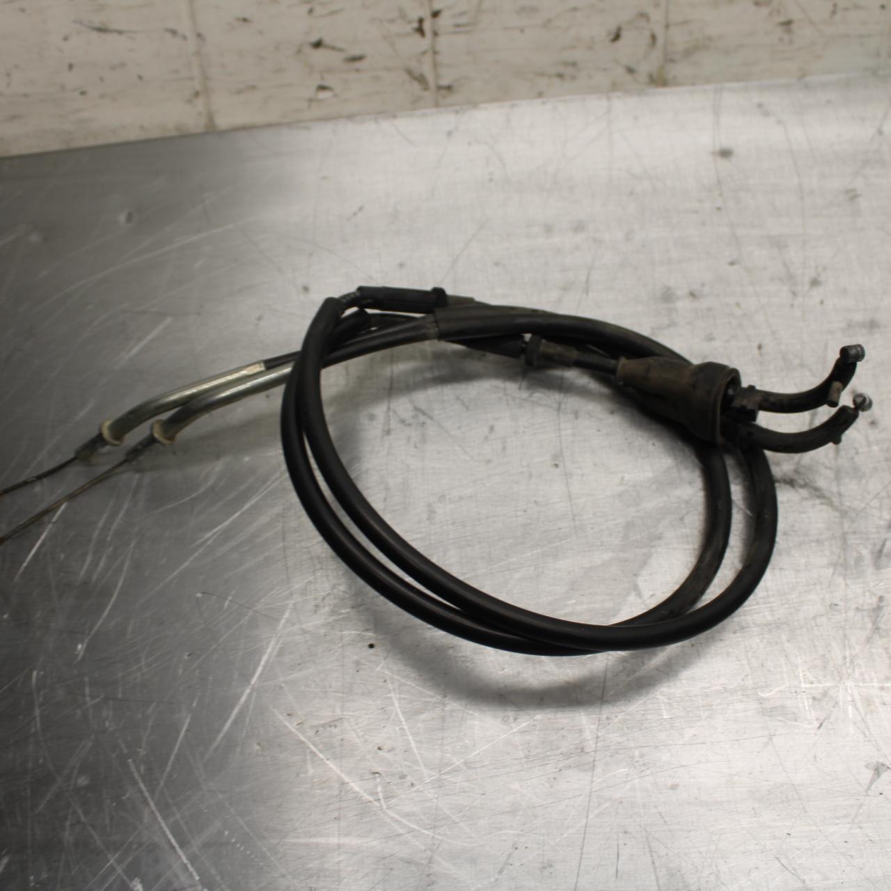 00-02 KAWASAKI NINJA ZX6R ZX600J THROTTLE CABLES LINES 54012-1630 BB489