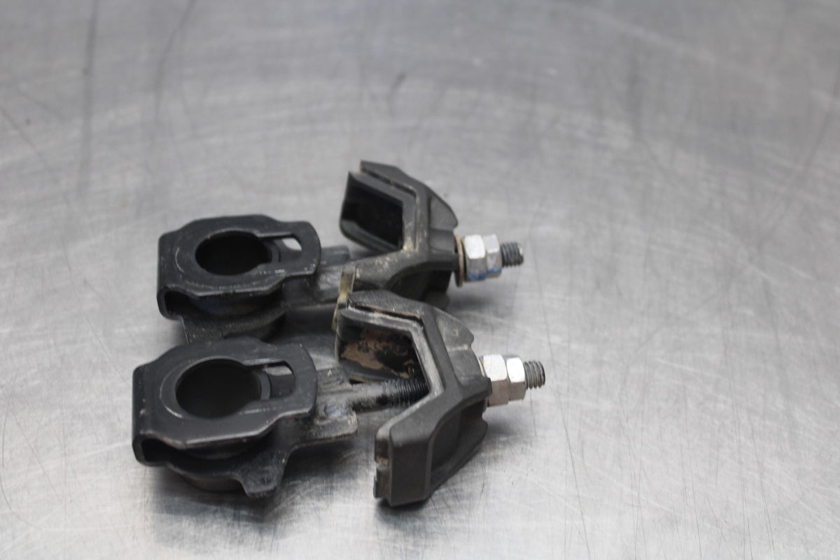23 KAWASAKI NINJA 650 EX650 SWINGARM CHAIN TENSIONER ADJUSTMENT BRACKETS  BB920