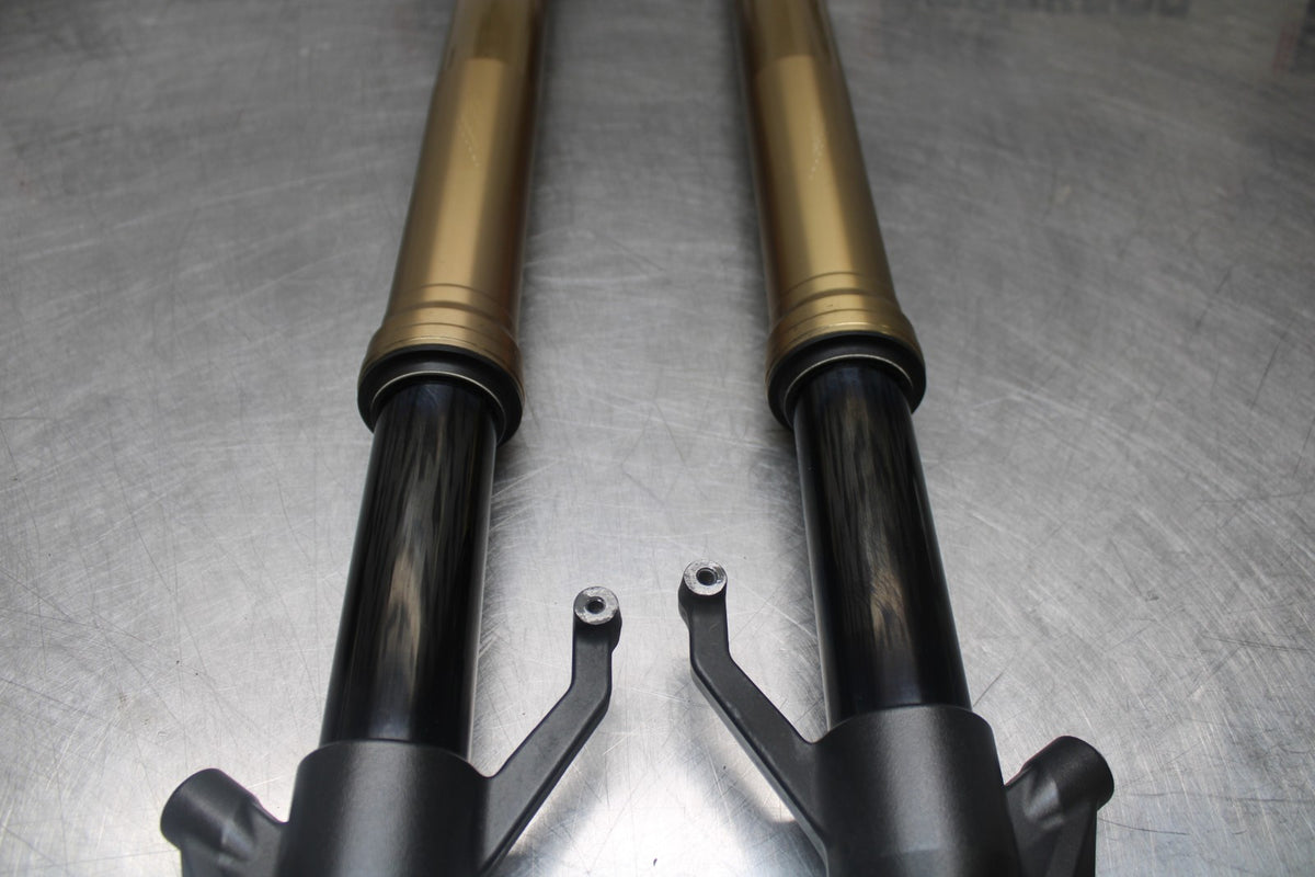 08 KAWASAKI NINJA ZX10R FRONT FORKS SHOCK SUSPENSION SET PAIR BB902
