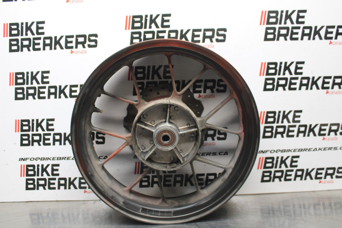 13-15 HONDA CBR500R REAR WHEEL BACK RIM & ROTOR BB834