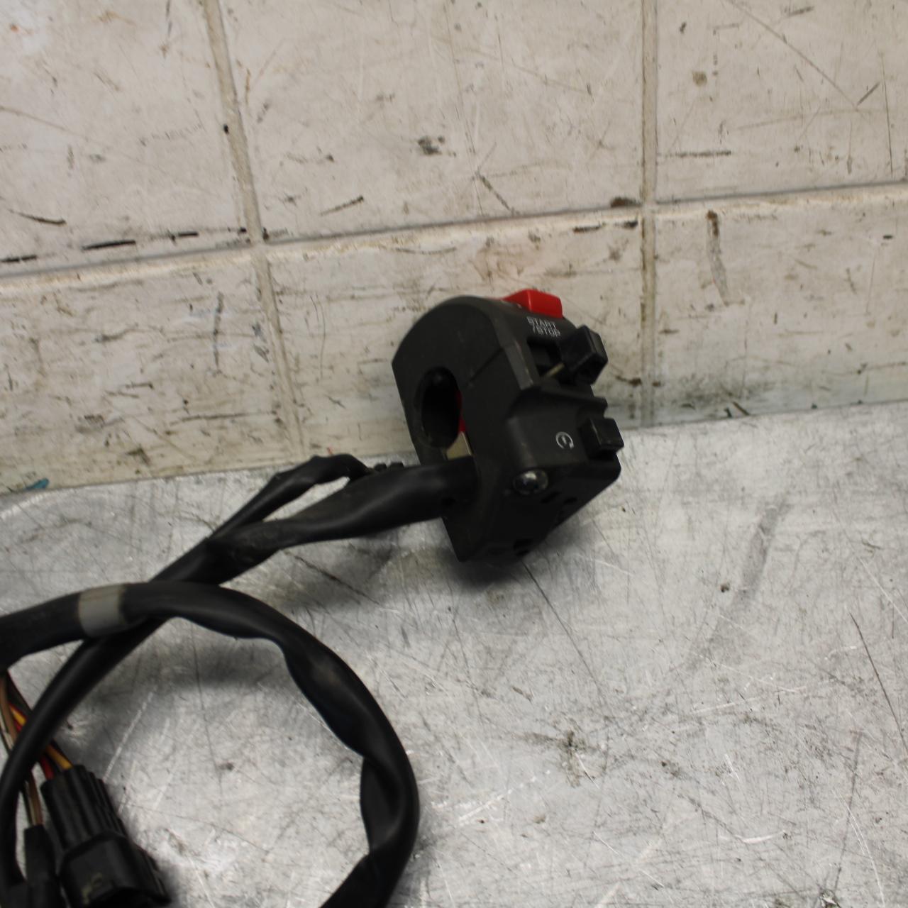 2008 Kawasaki Ninja ZX10R ZX1000E RIGHT CLIP ON HANDLE KILL OFF START SWITCH BB5