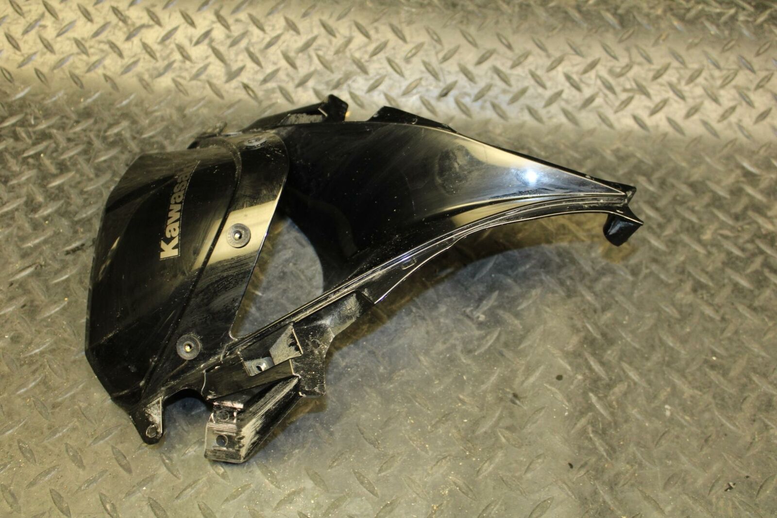 09-12 KAWASAKI NINJA ZX6R ZX600R FRONT CENTER COWL FAIRING 55028-0290-H8 BB189