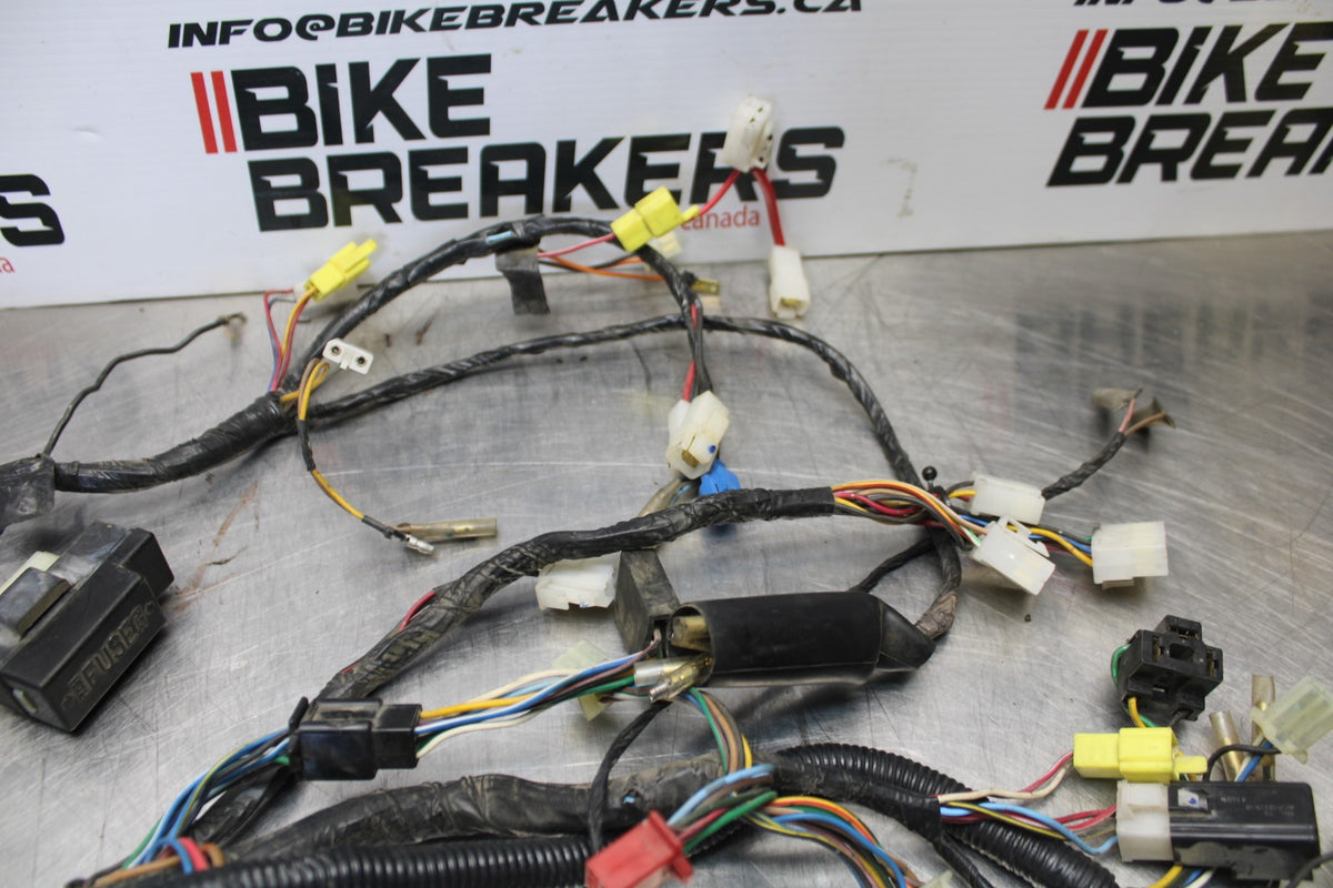 93-07 YAMAHA VMAX 1200 MAIN ENGINE WIRING HARNESS MOTOR WIRE LOOM BB197