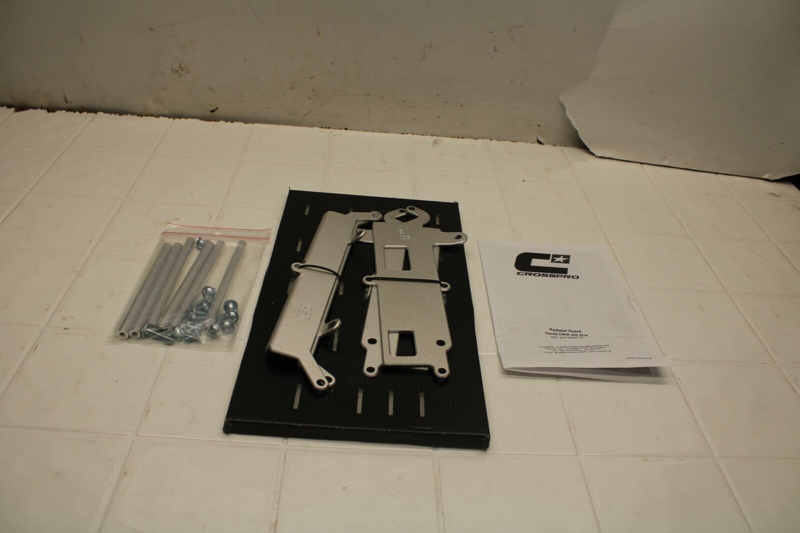 14 HONDA CRF250R CROSSPRO RADIATOR GUARD SHIELD