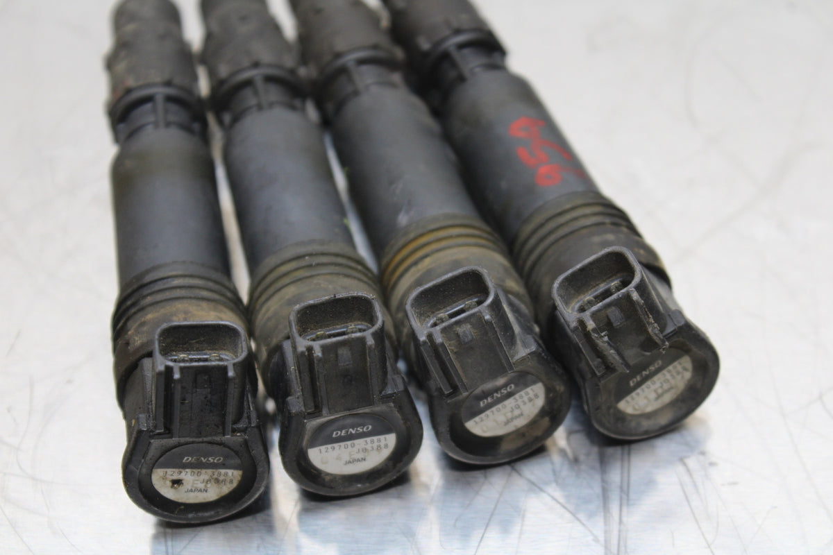 02-03 HONDA CBR900RR 954 IGNITION COILS COIL SPARK PLUG CAPS BB497