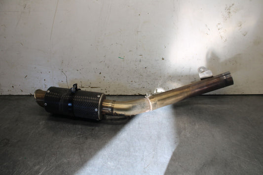 09-12 KAWASAKI NINJA ZX6R EXHAUST PIPE MUFFLER SLIP ON CAN SILENCER BB698