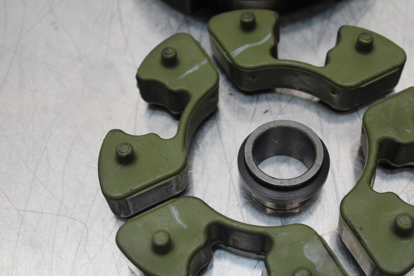 13-17 KAWASAKI NINJA ZX6R ZX636 ABS REAR HUB & DAMPERS CUSH ABSORBERS BB143