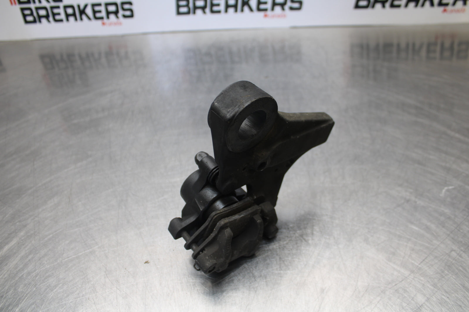 10-11 BMW S1000RR REAR BACK BRAKE CALIPER W MOUNT BRACKET BB168