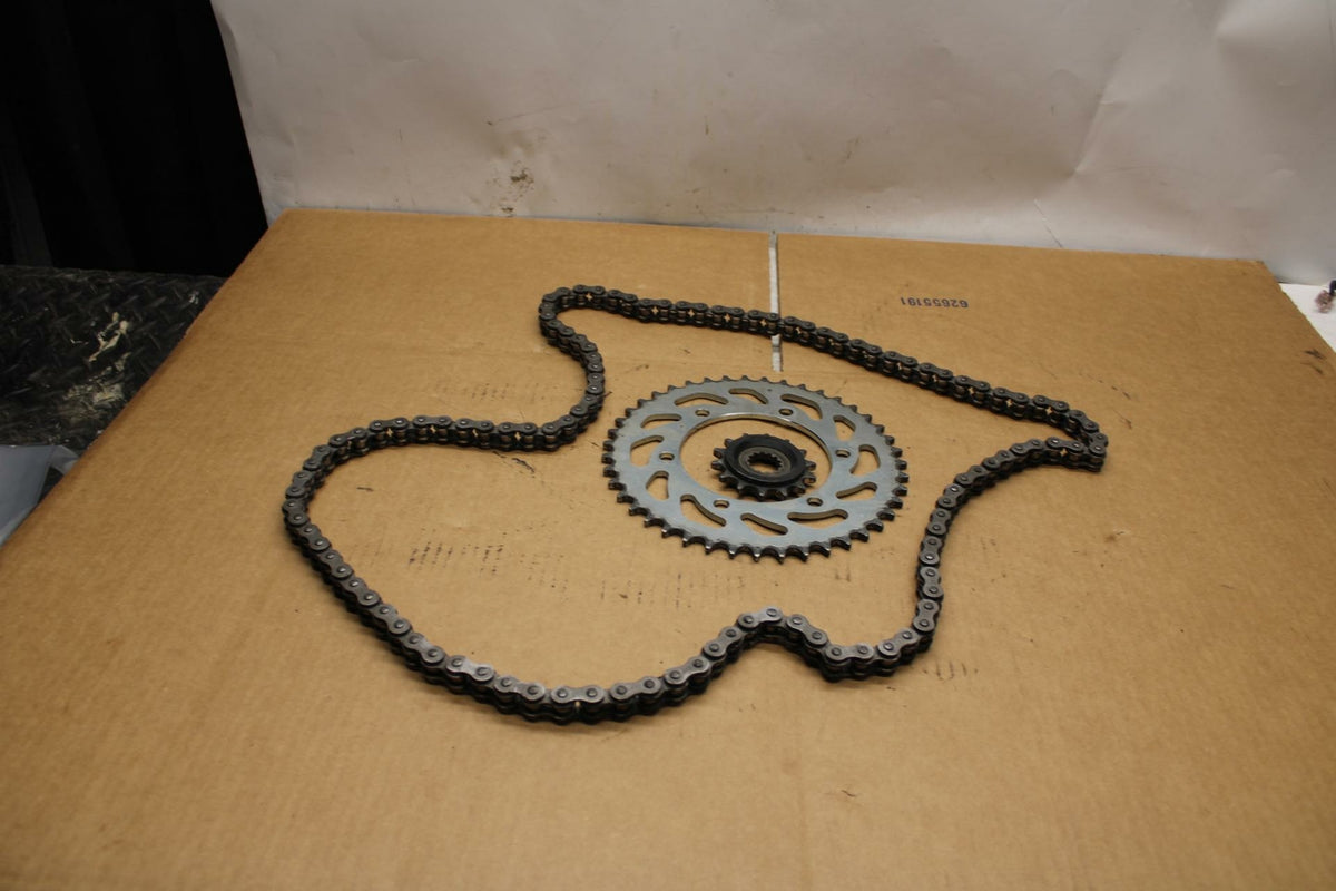 19-21 YAMAHA YZF R3 REAR BACK SPROCKET W FRONT & CHAIN BB378