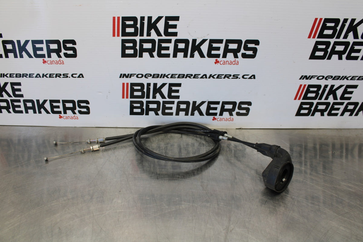 08-18 KAWASAKI KLR650 THROTTLE CABLE LINE HOUSING GUIDE BB183