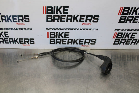 08-18 KAWASAKI KLR650 THROTTLE CABLE LINE HOUSING GUIDE BB183
