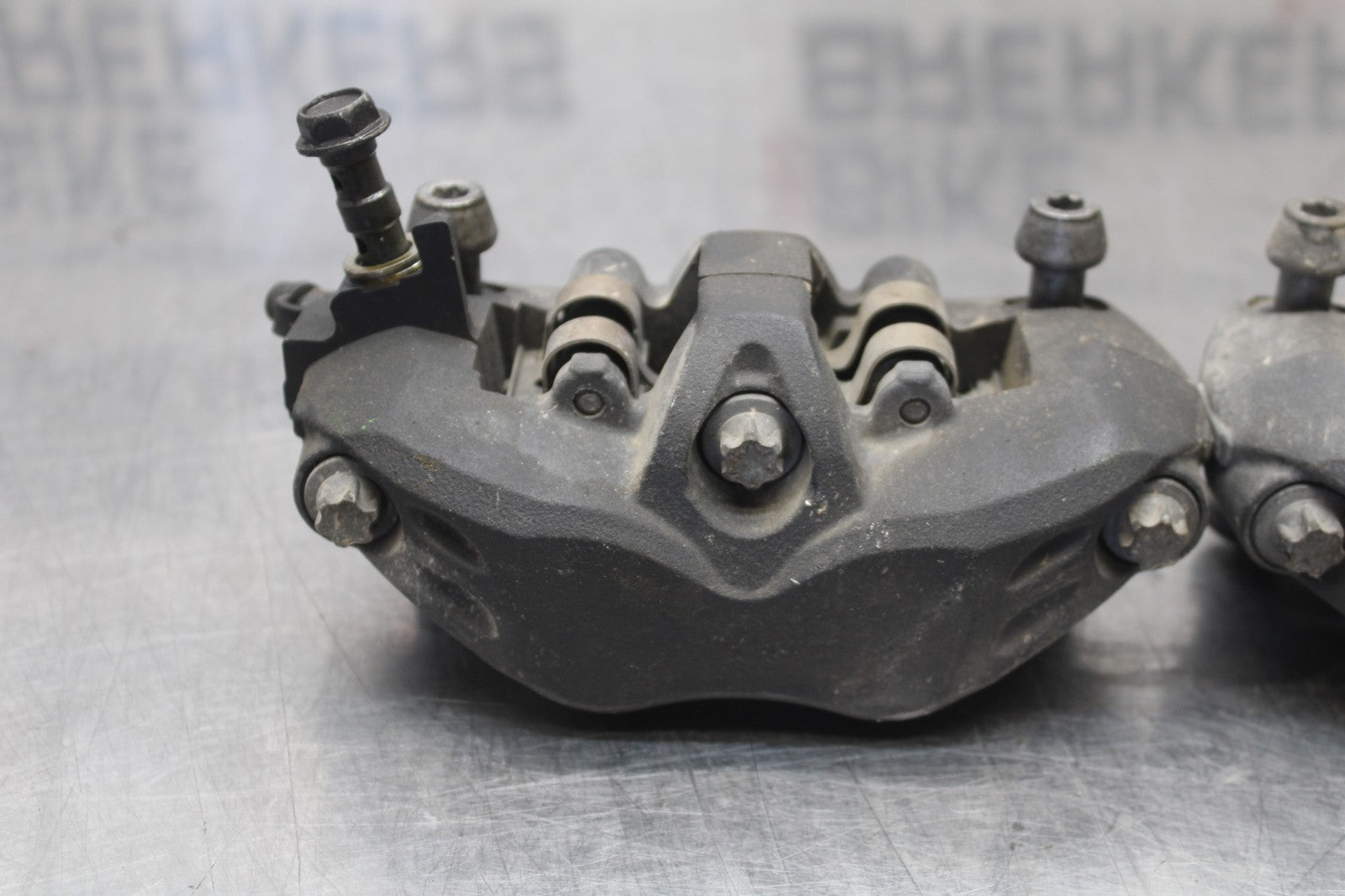 07-08 KAWASAKI NINJA ZX6R RIGHT LEFT FRONT BRAKE CALIPER SET PAIR CALIPERS BB203