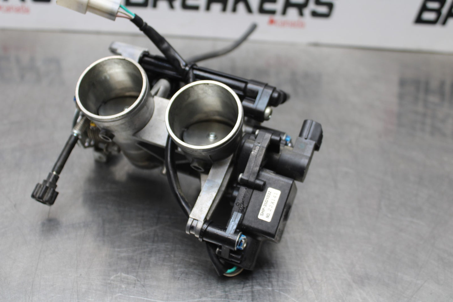 13-17 KAWASAKI NINJA 300 EX300 ABS MAIN FUEL INJECTORS / THROTTLE BODIES BB187