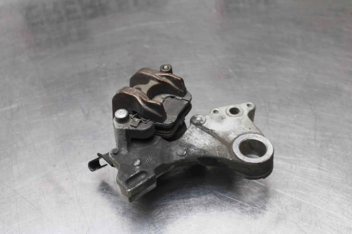 07-12 HONDA CBR600RR REAR BACK BRAKE CALIPER W MOUNT BRACKET BB812