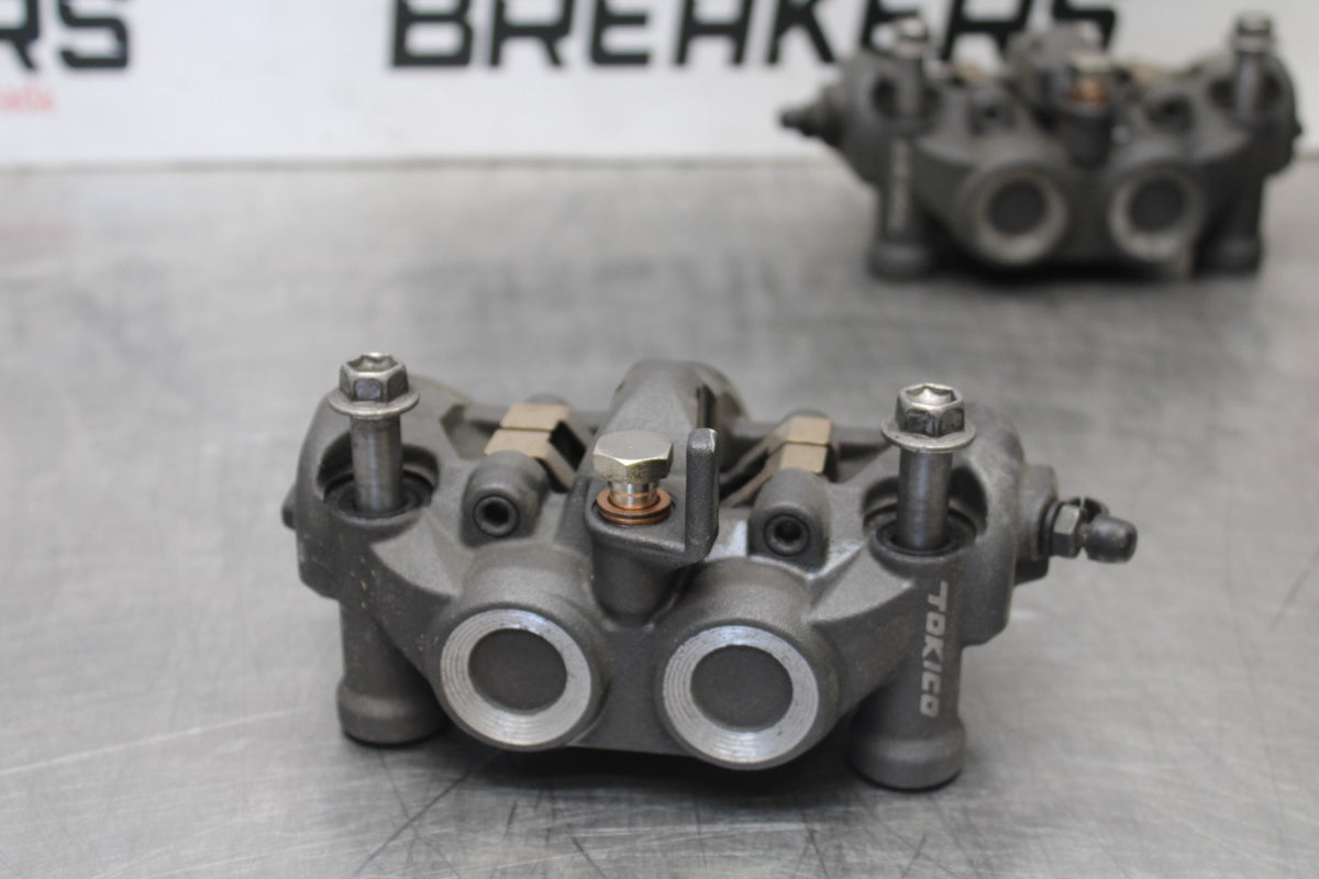 08 KAWASAKI NINJA ZX10R RIGHT LEFT FRONT BRAKE CALIPER SET PAIR CALIPERS BB902