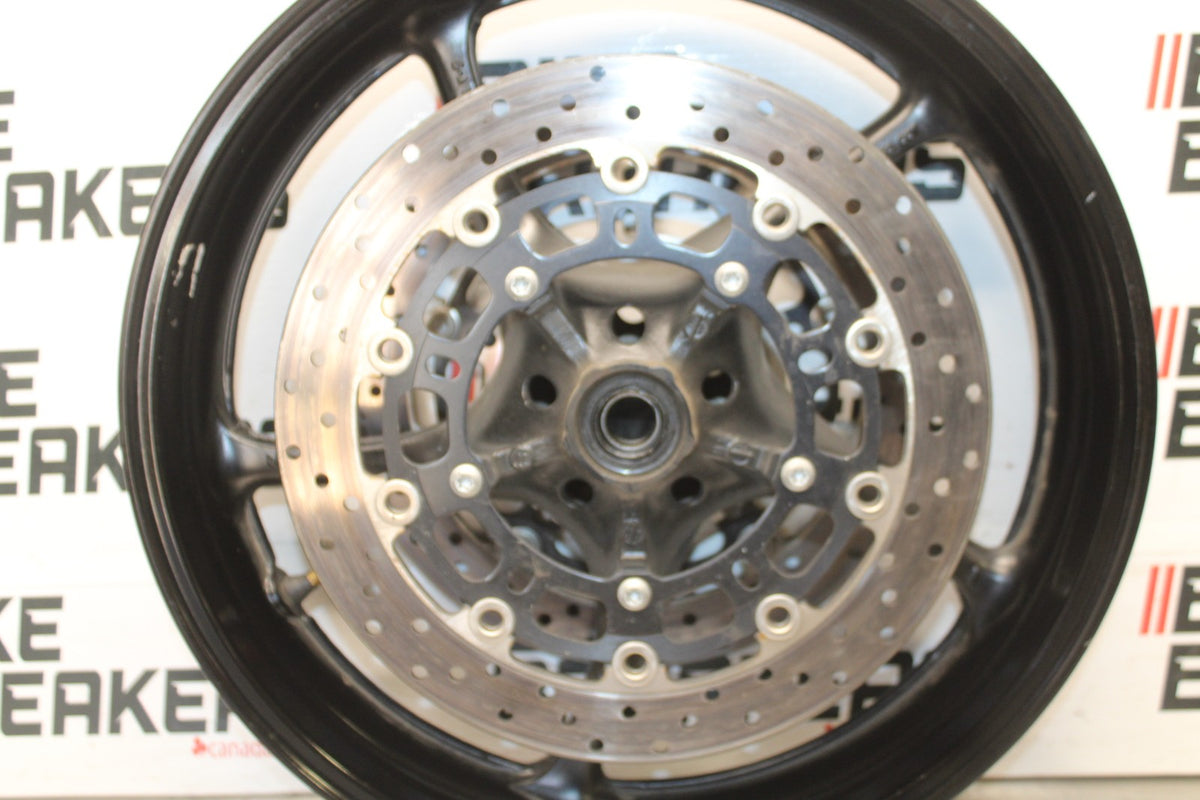 08-16 YAMAHA YZF R6 FRONT WHEEL FRONT RIM & ROTORS BB929