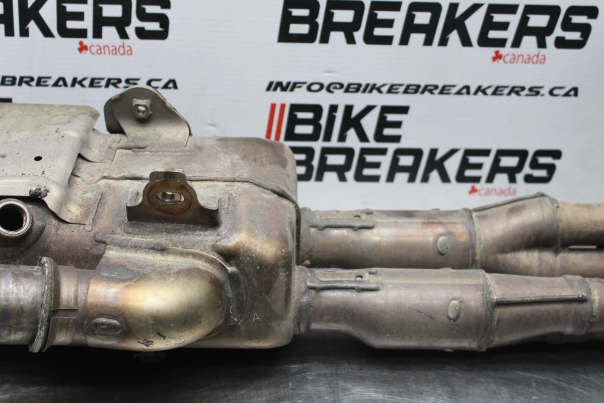 08-16 YAMAHA YZF R6 EXHAUST HEADER PIPES MANIFOLD BB856