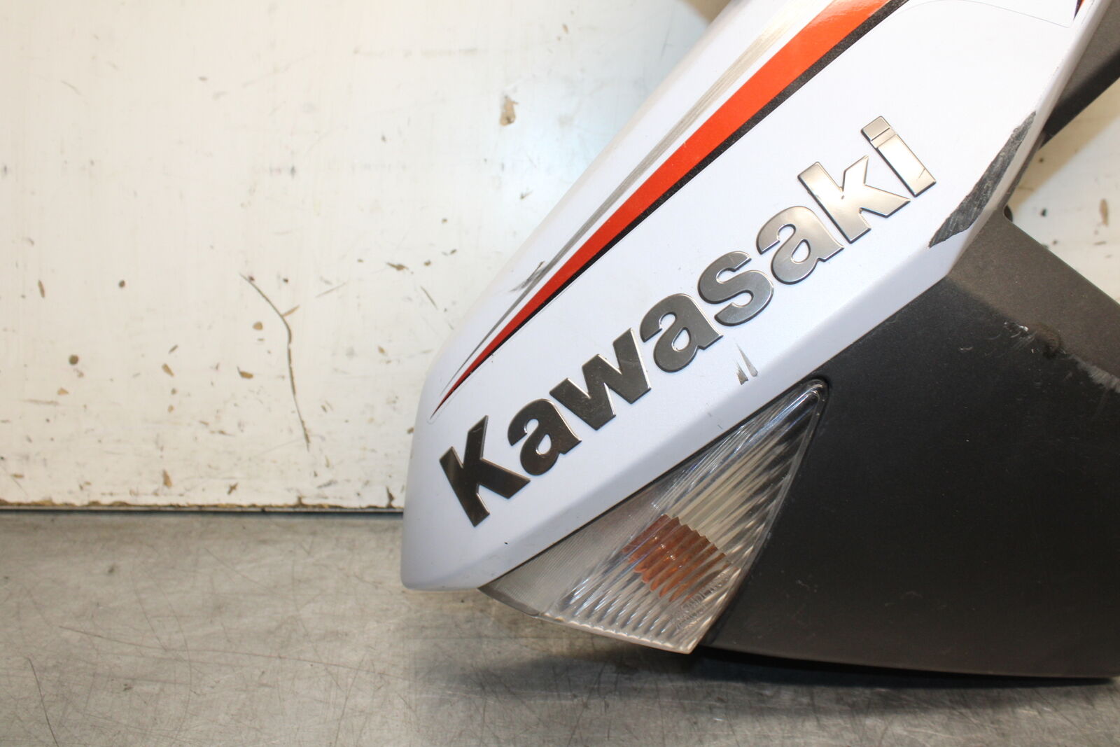 12-13 KAWASAKI Z1000 LEFT FRONT UPPER MID SIDE FAIRING COWL PLASTIC BB743