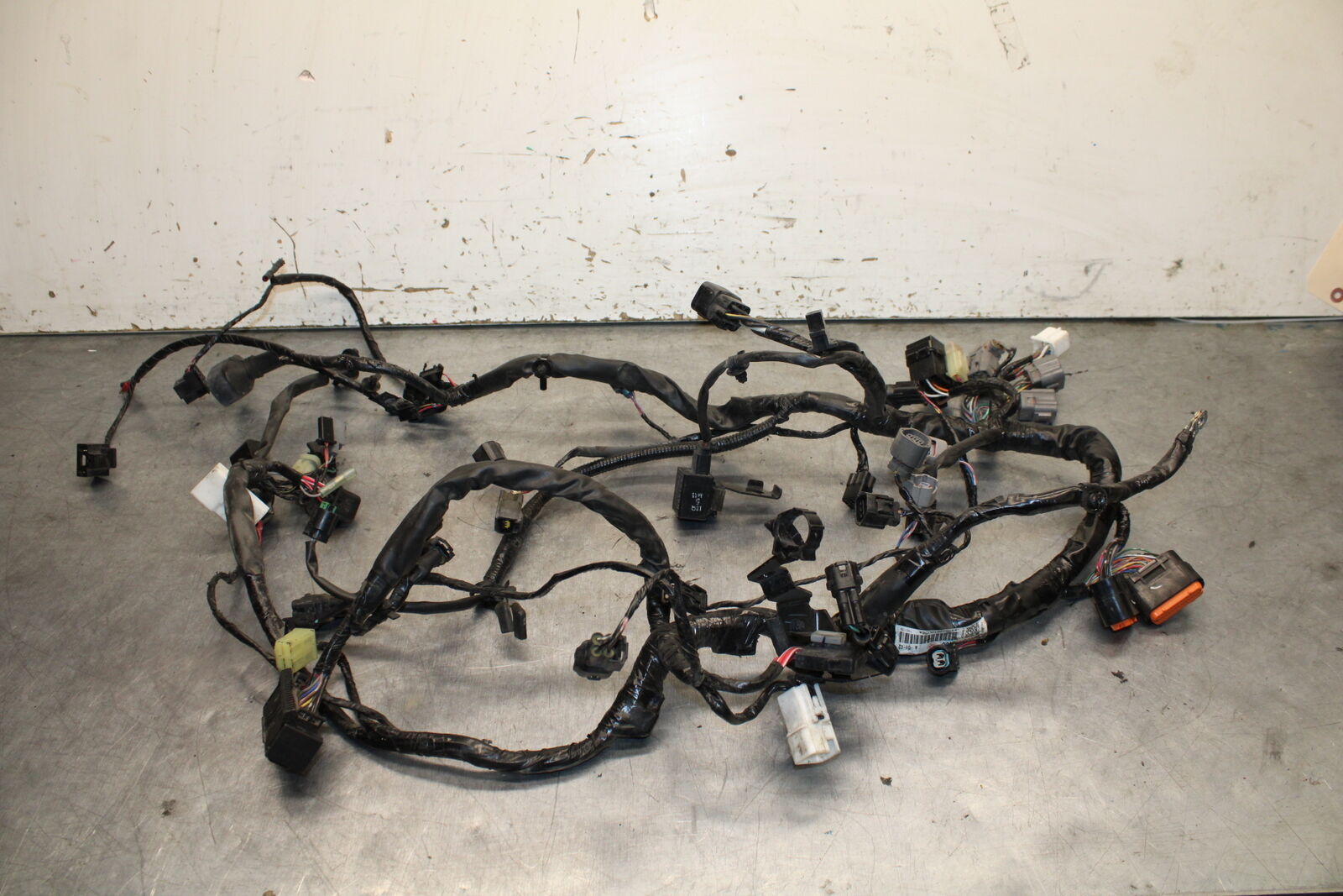 14-15 KAWASAKI NINJA 650 EX650F ABS MAIN ENGINE WIRING HARNESS WIRE LOOM BB741