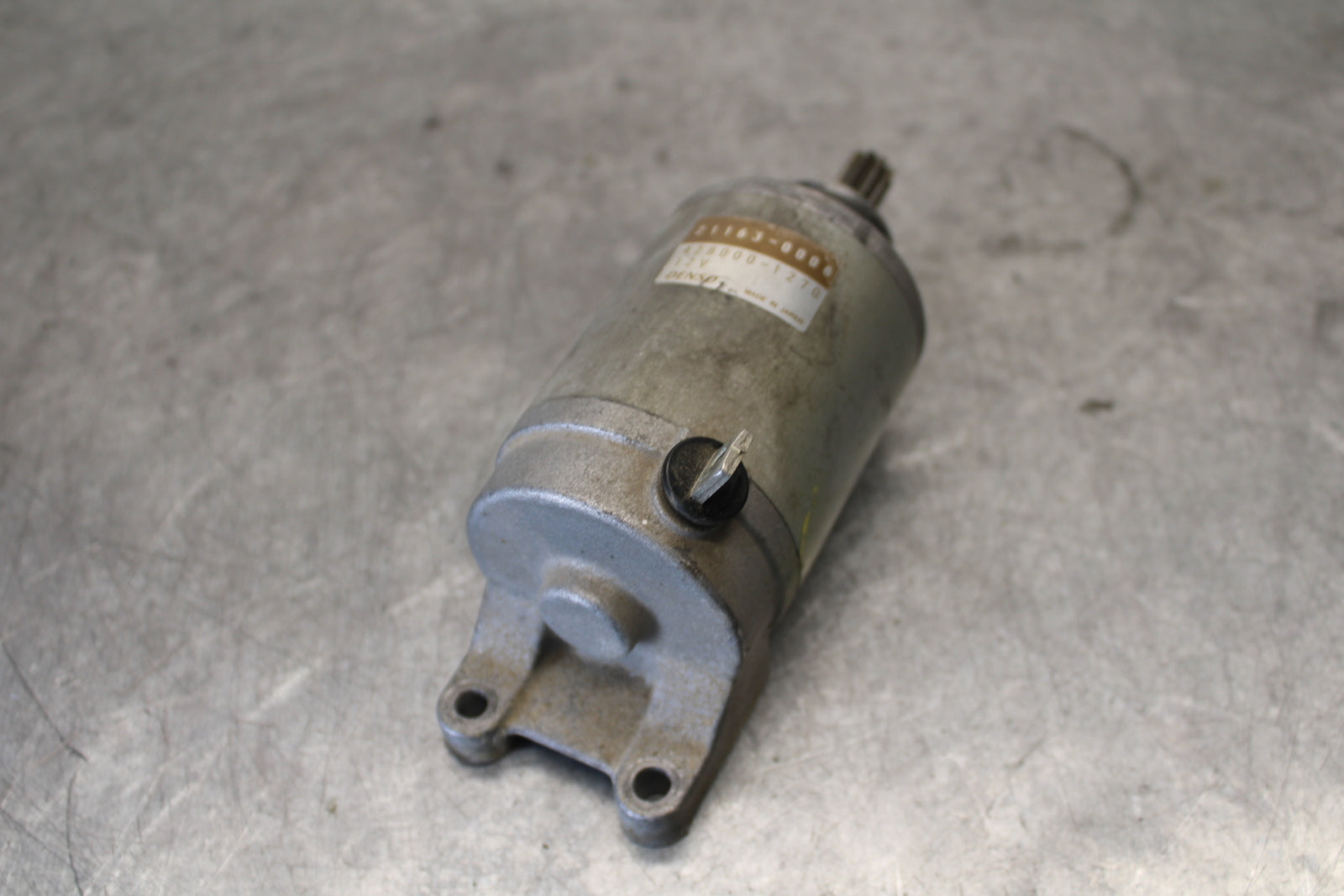 03-04 KAWASAKI NINJA ZX6RR ENGINE STARTER MOTOR -DC 12V 21163-0006 BB684