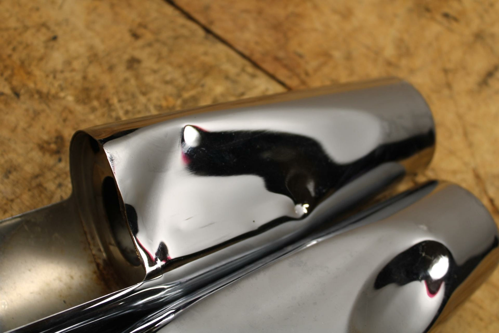 05-09 SUZUKI BOULEVARD C90 FRONT FORK UPPER COVER TOP GUARD SHIELD COWL  BB332