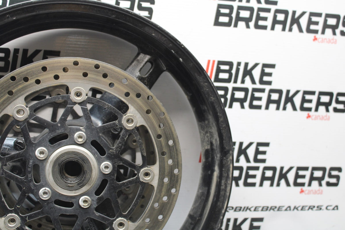 04-05 SUZUKI GSXR600 FRONT WHEEL FRONT RIM & ROTORS BB792