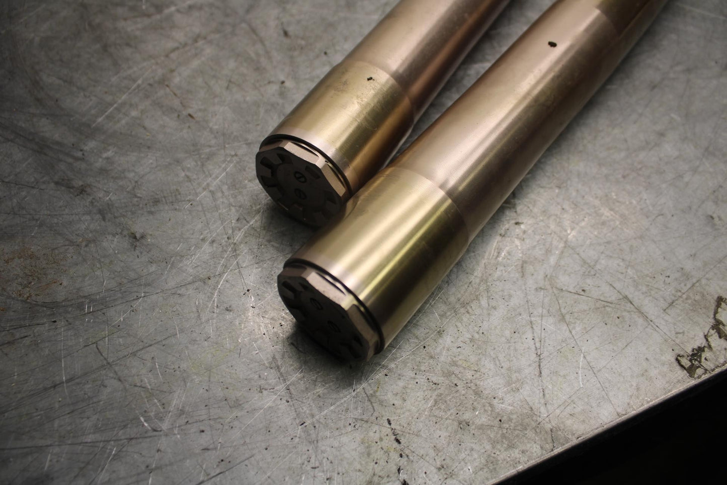 2009 Kawasaki Ninja ZX6R ZX600R FRONT FORKS SHOCK SUSPENSION SET PAIR BB538