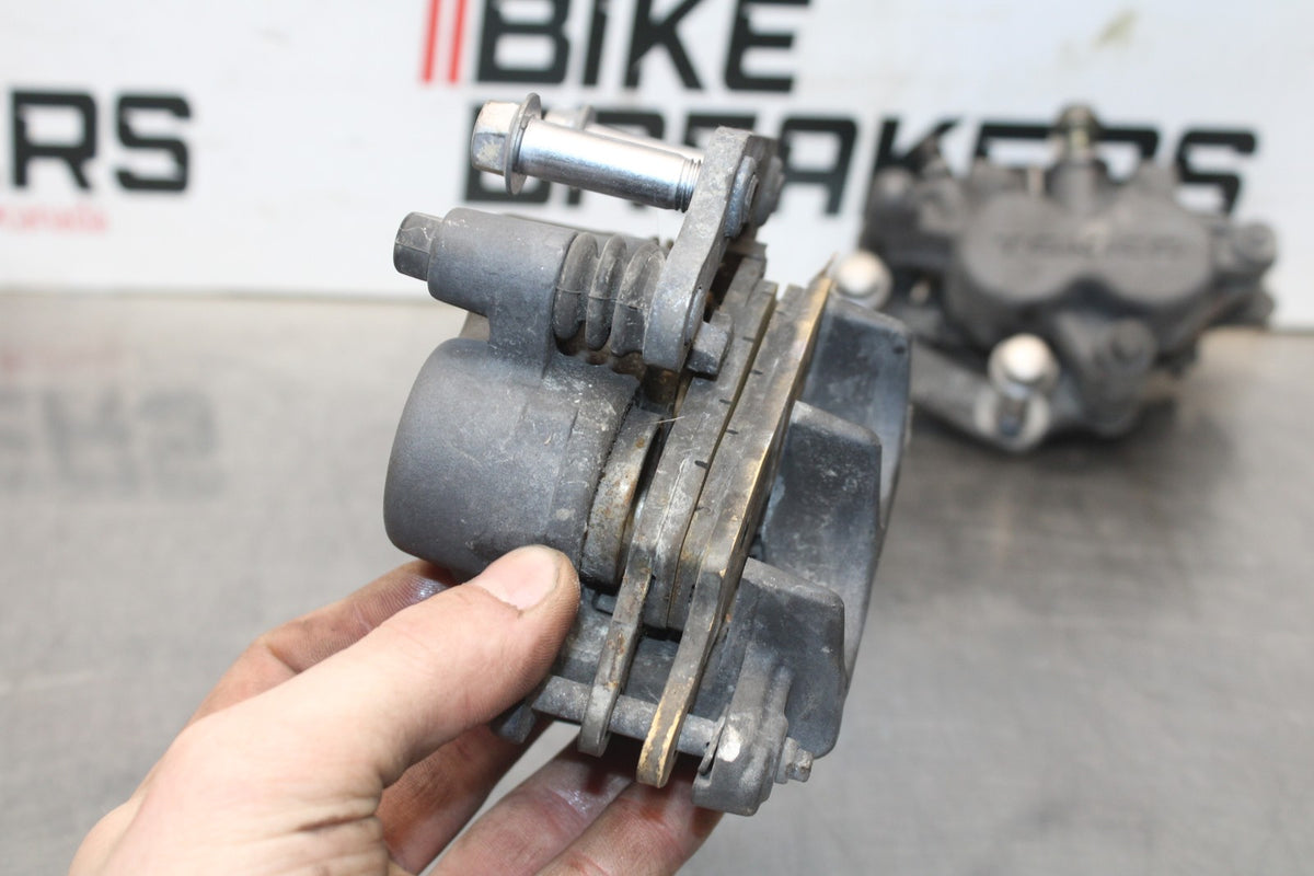 07 KAWASAKI NINJA 650 EX650 RIGHT LEFT FRONT BRAKE CALIPER SET PAIR BB844