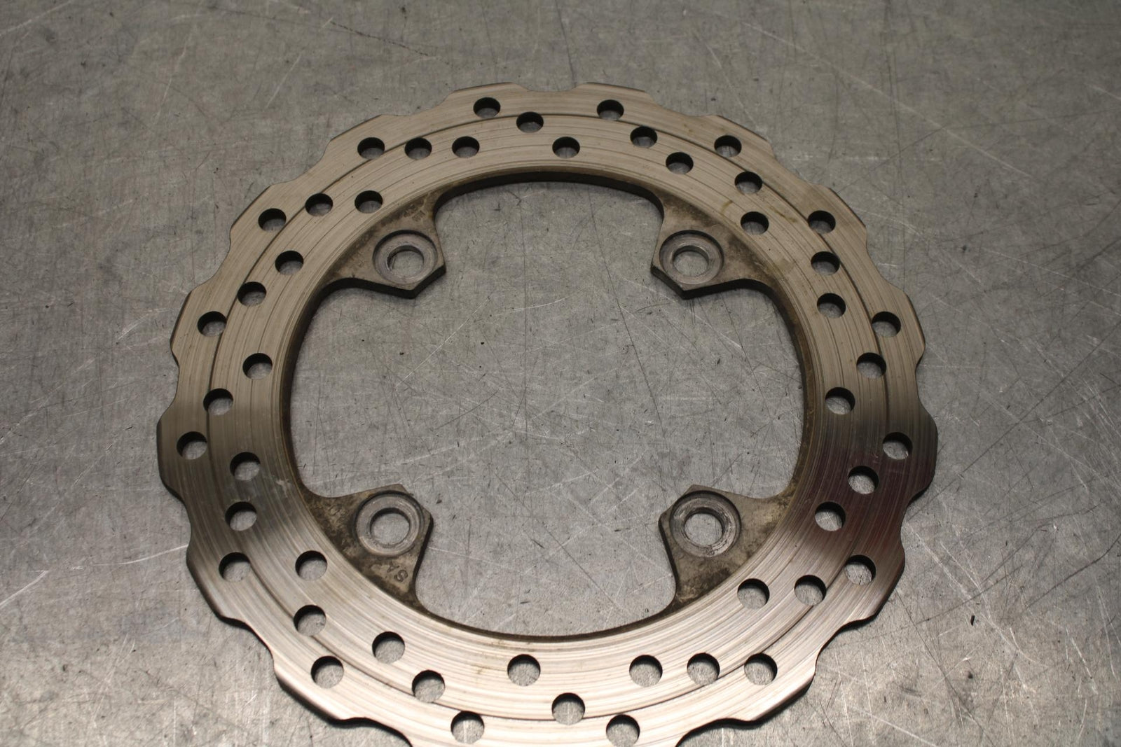 09-12 KAWASAKI NINJA ZX6R REAR ROTOR BACK BRAKE DISC 41080-0040 BB640