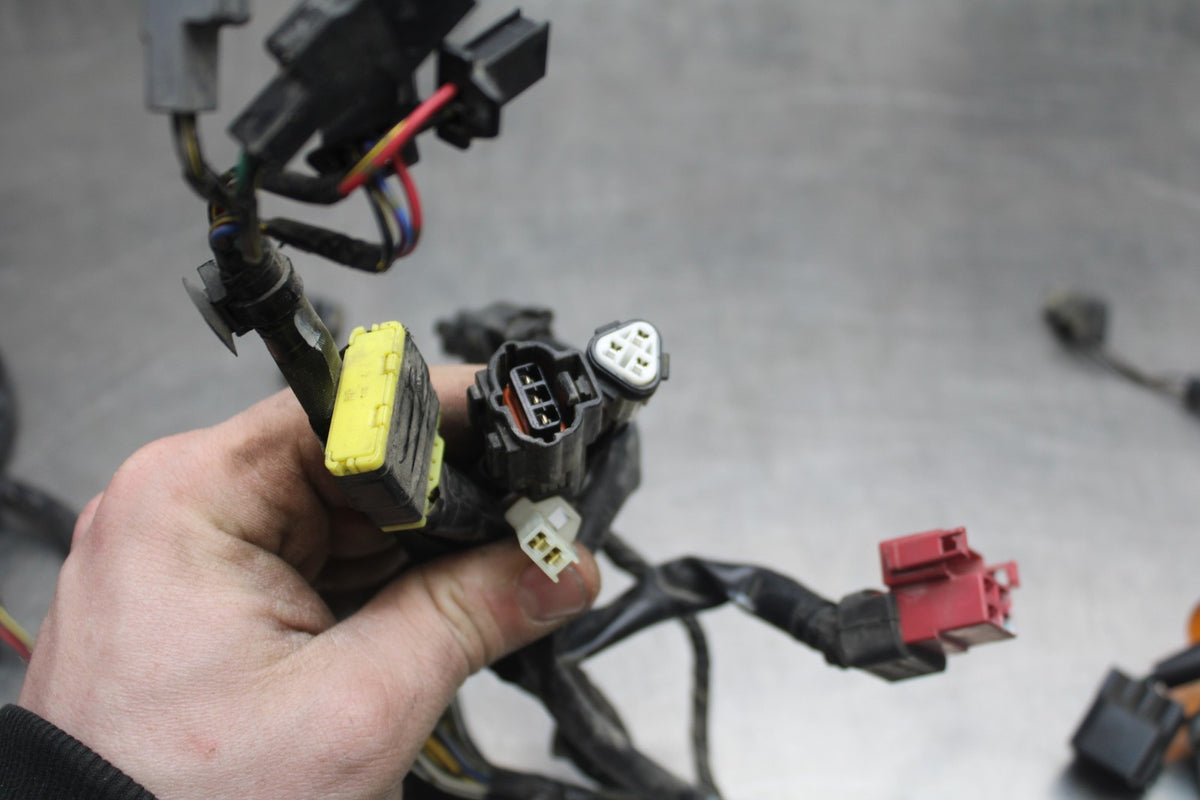07-08 KAWASAKI NINJA ZX6R MAIN ENGINE WIRING HARNESS MOTOR WIRE LOOM BB855