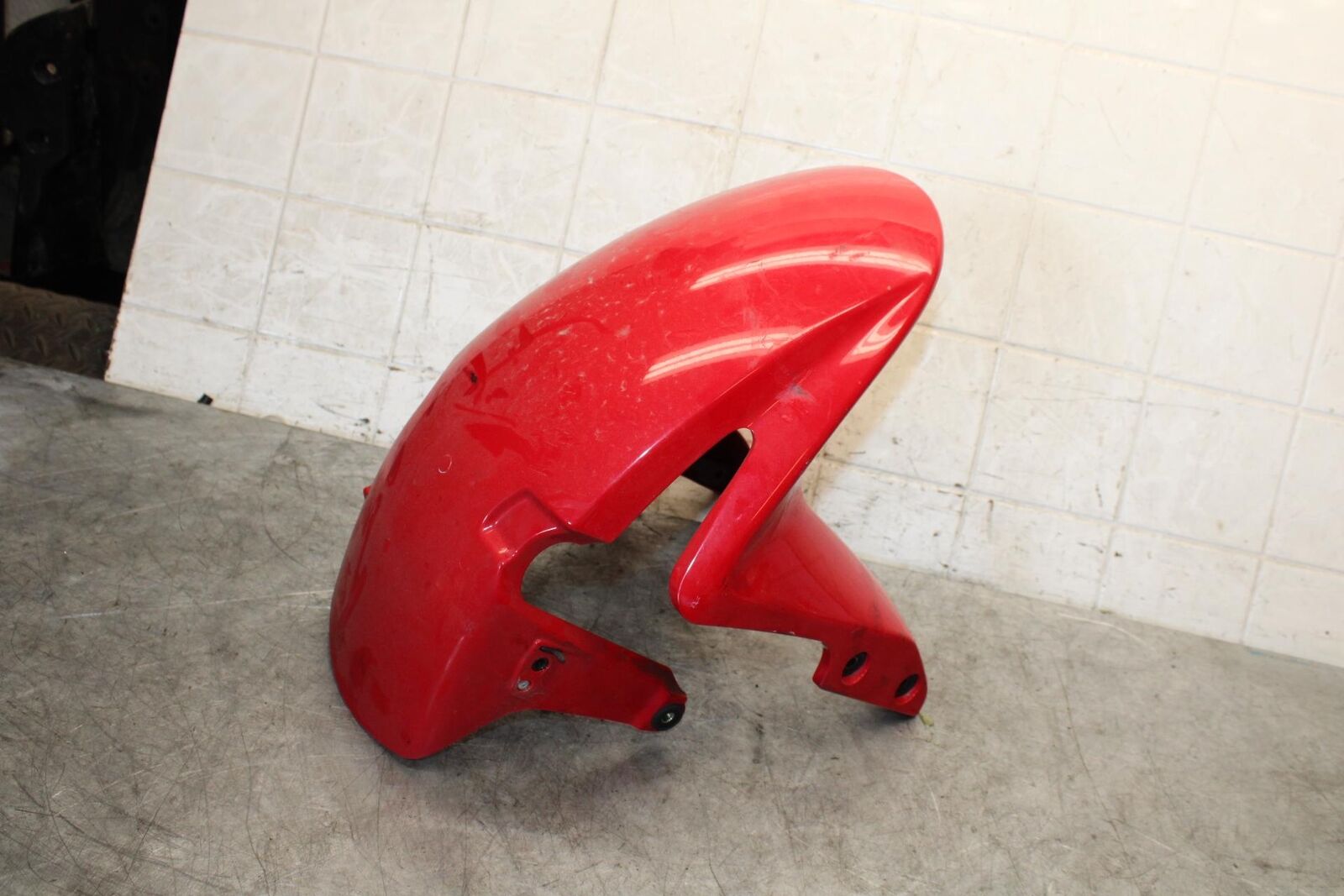07-12 HONDA CBR600RR FRONT WHEEL FENDER COWL FAIRING 61100-MFJ-D00ZK BB542