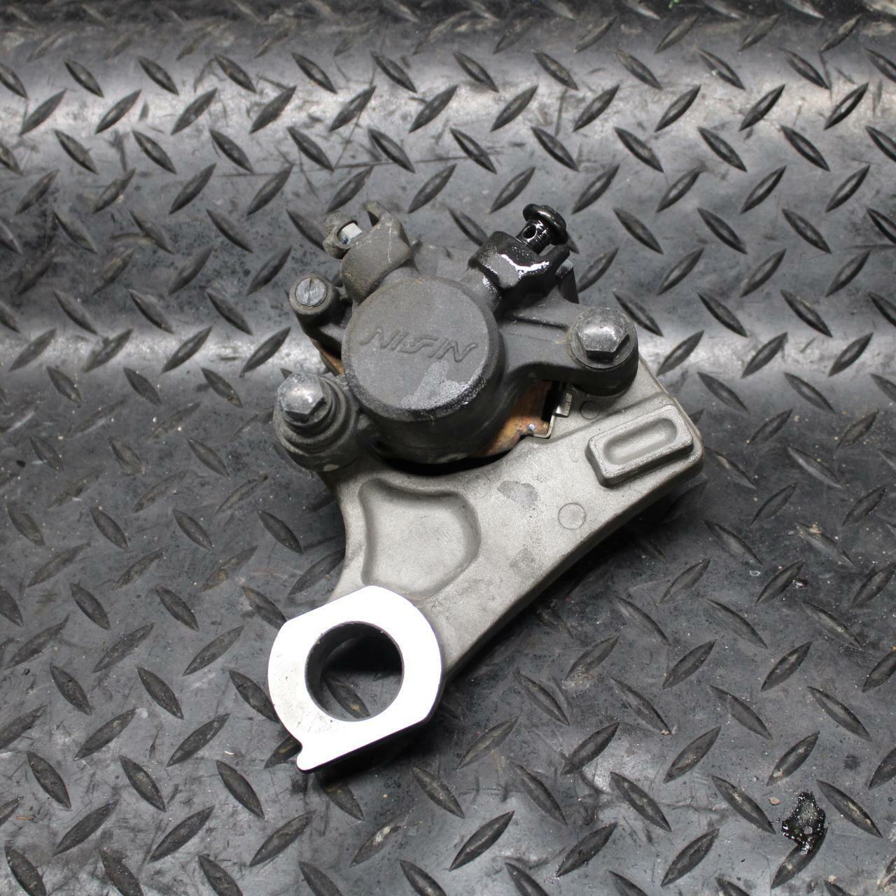 09-14 YAMAHA YZF R1 REAR BACK BRAKE CALIPER W MOUNT BRACKET BB192