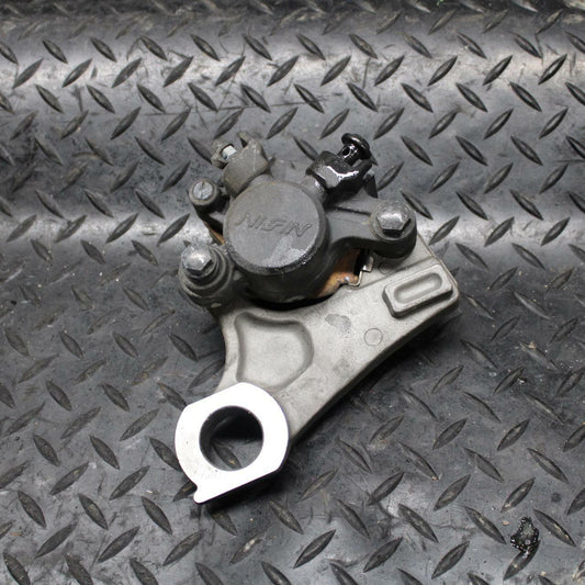 09-14 YAMAHA YZF R1 REAR BACK BRAKE CALIPER W MOUNT BRACKET BB192