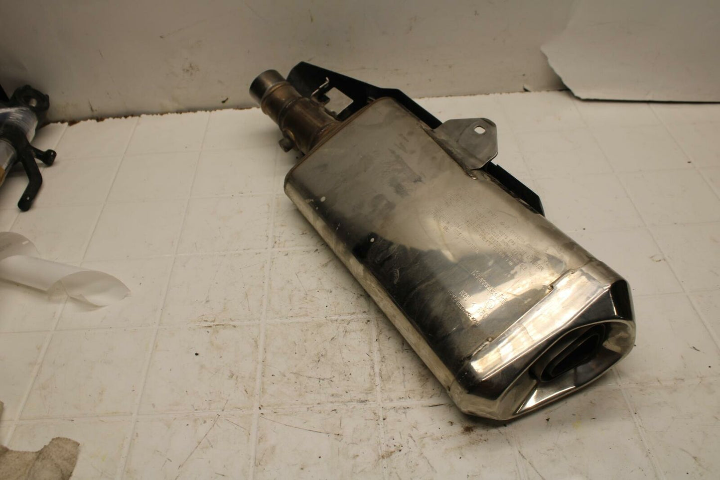 19-20 KAWASAKI NINJA ZX6R EXHAUST PIPE MUFFLER SLIP ON CAN SILENCER BB407