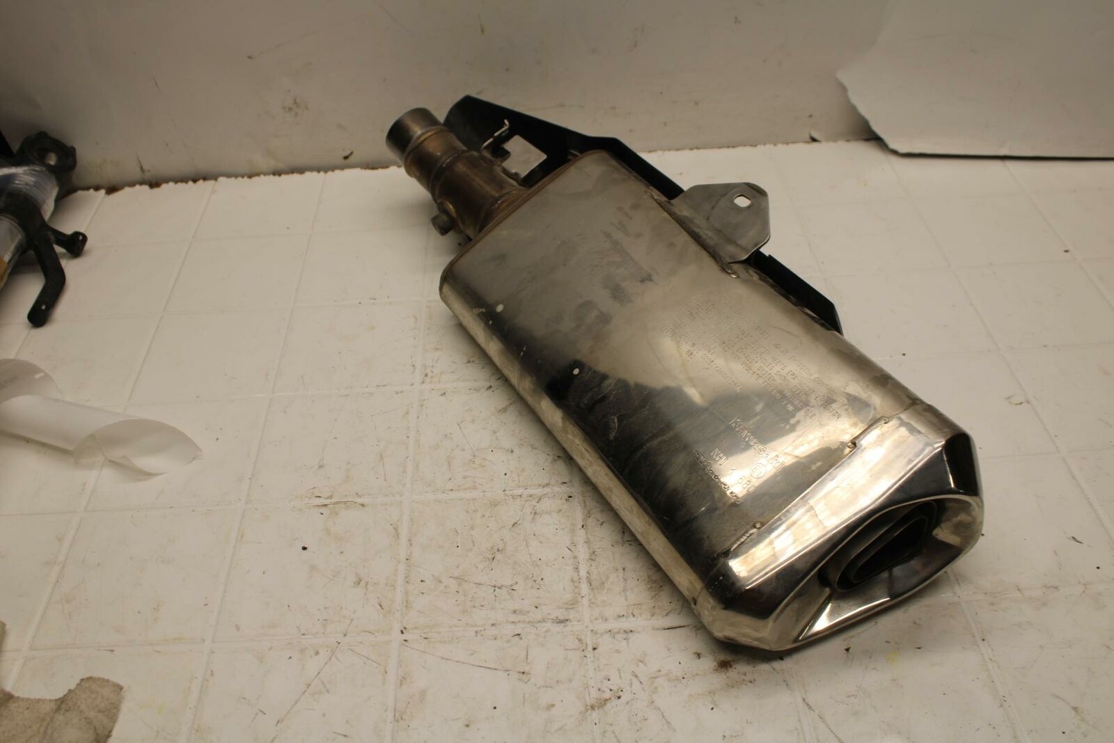 19-20 KAWASAKI NINJA ZX6R EXHAUST PIPE MUFFLER SLIP ON CAN SILENCER BB407