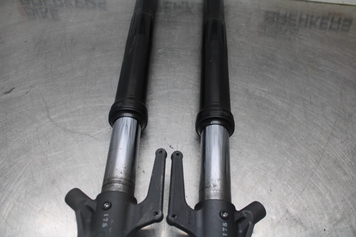 12 TRIUMPH STREET TRIPLE R FRONT FORKS SHOCK SUSPENSION SET PAIR BB914