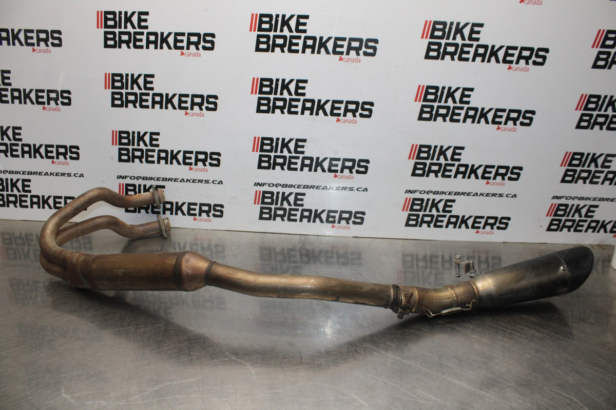 18-23 KAWASAKI NINJA 400 EX400 ABS FULL EXHAUST SYSTEM HEADERS PIPE BB795