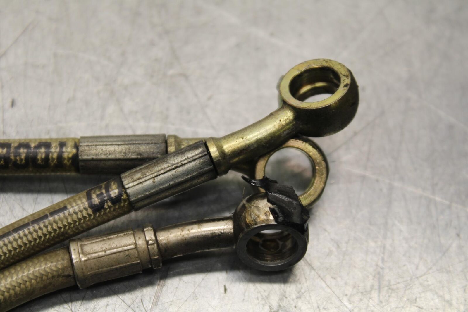 05 YAMAHA YZF R6S FRONT AND REAR BRAKE CALIPER HOSES LINES