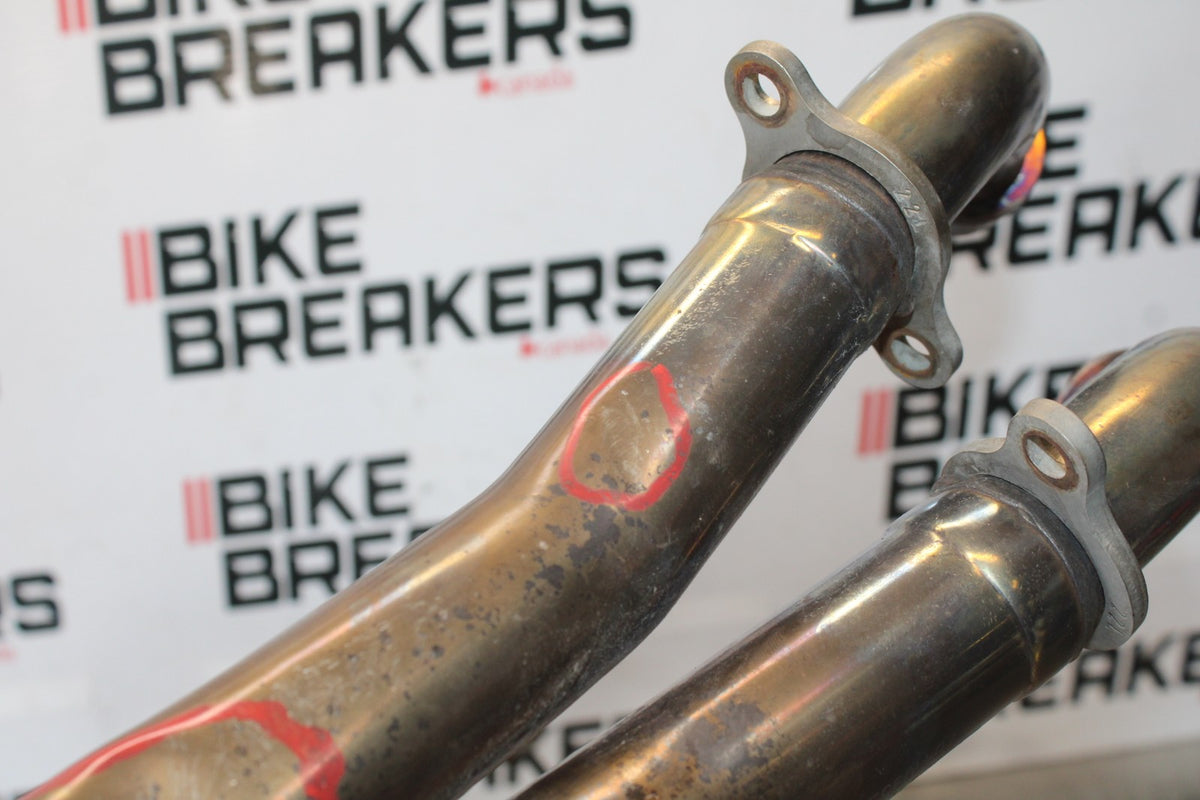 24 APRILIA TUONO V4 1100 FACTORY ABS EXHAUST HEADER PIPES MANIFOLD BB887
