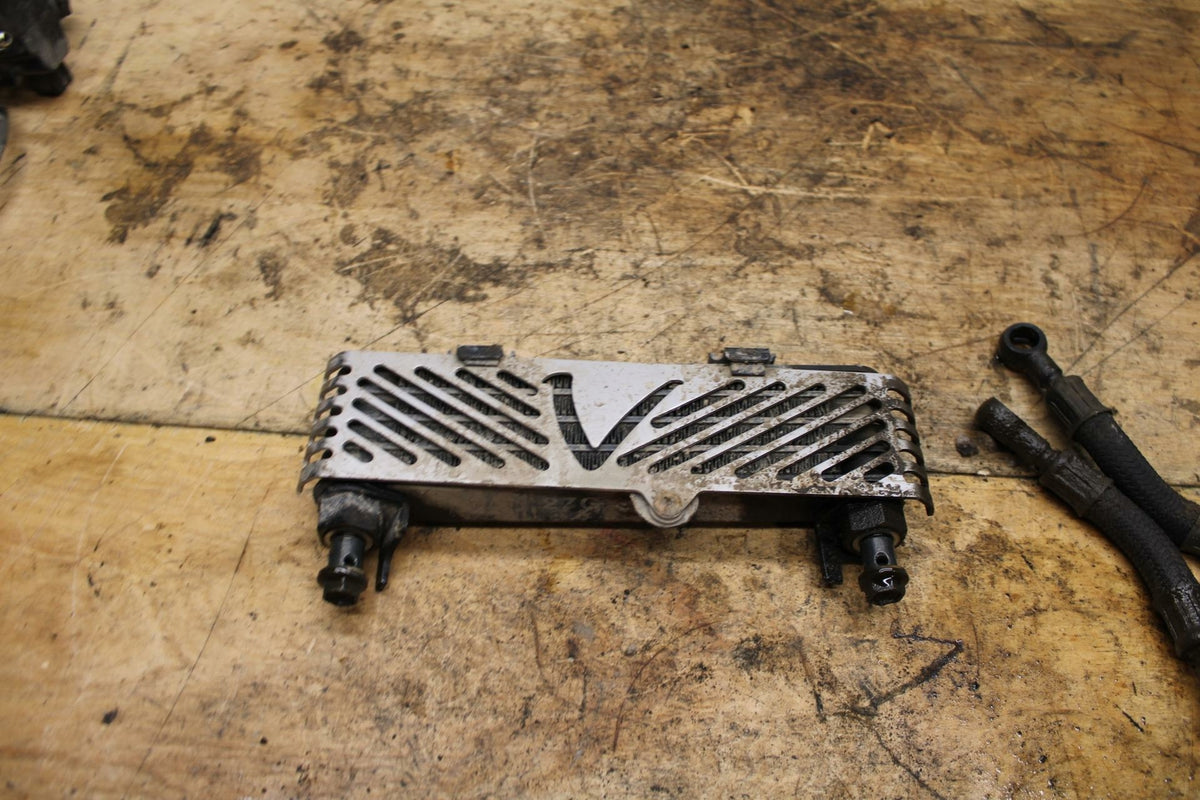 07-11 SUZUKI VSTROM 650 ENGINE MOTOR OIL COOLER W/ HOSES BB340
