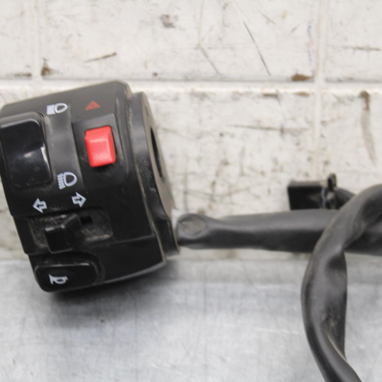 2014 Kawasaki Ninja 650 EX650E LEFT CLIP ON HANDLE HORN SIGNALS SWITCH  BB569