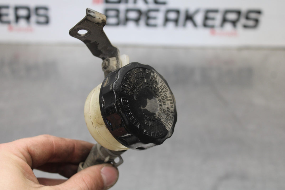 00-05 KAWASAKI NINJA ZX12R REAR BACK BRAKE MASTER CYLINDER W RESERVOIR BB892