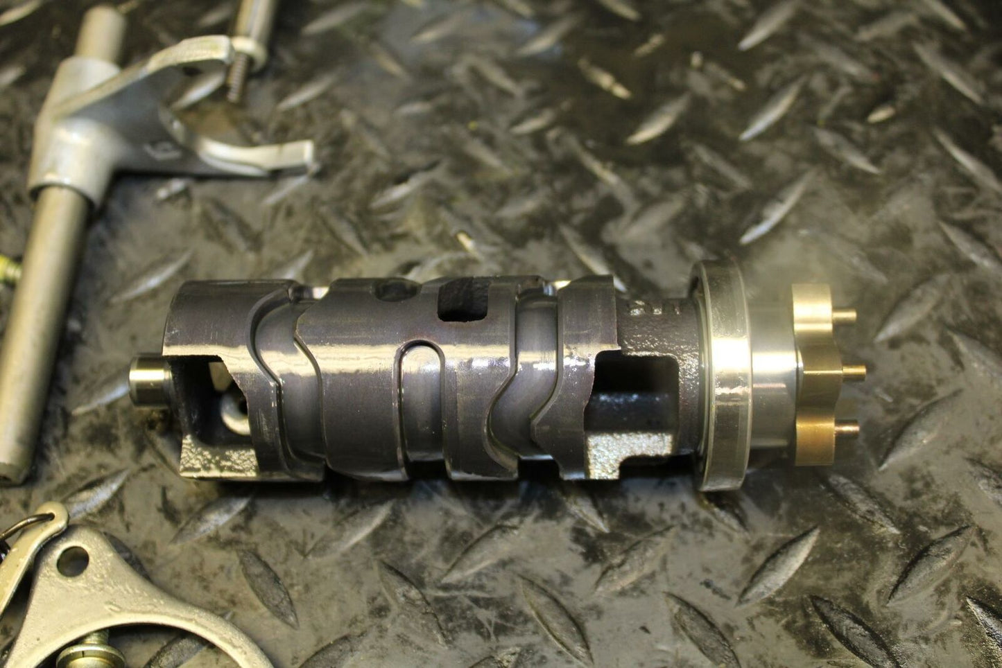 07 YAMAHA YZF R1 ENGINE TRANSMISSION GEAR SHIFT SHIFTER FORKS CAM DRUM  BB191 #B