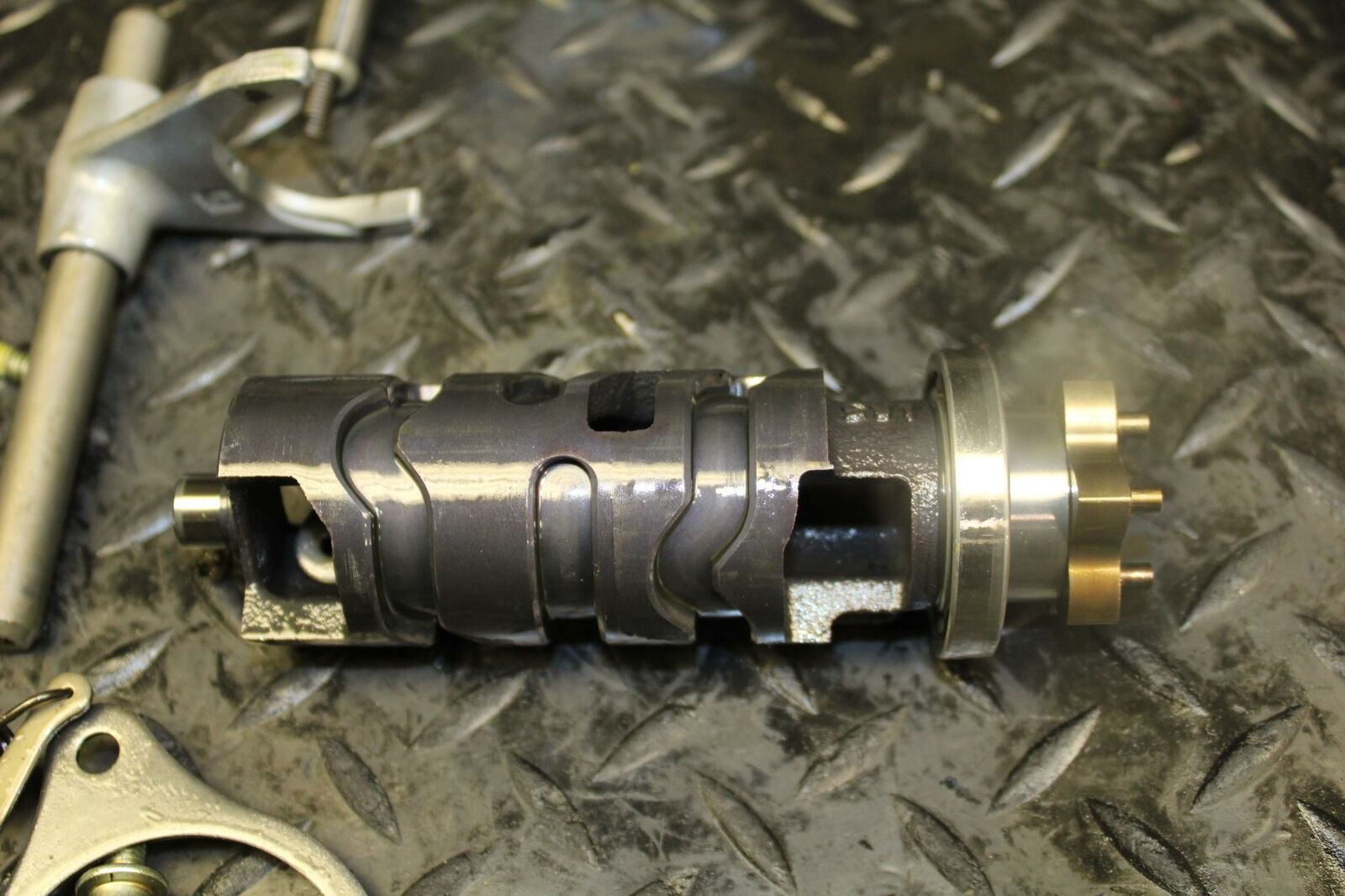 07 YAMAHA YZF R1 ENGINE TRANSMISSION GEAR SHIFT SHIFTER FORKS CAM DRUM  BB191 #B